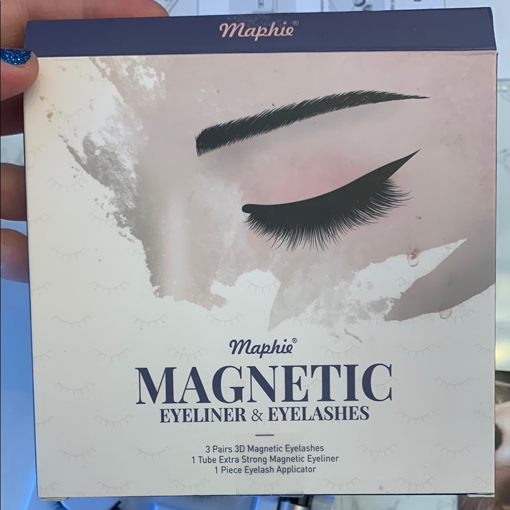 Magnetic Eyeliner & Eyelashes Set - Black